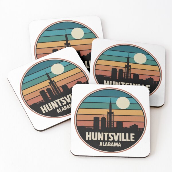 Item preview, Huntsville Alabama: Retro Skyline Sunset designed and sold by CircinusStore.