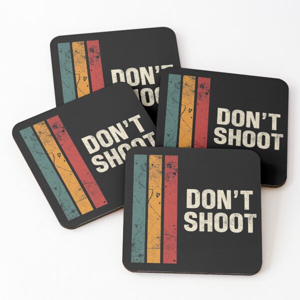 Item preview, Retro Don't Shoot Distressed Typography designed and sold by PACS0011.