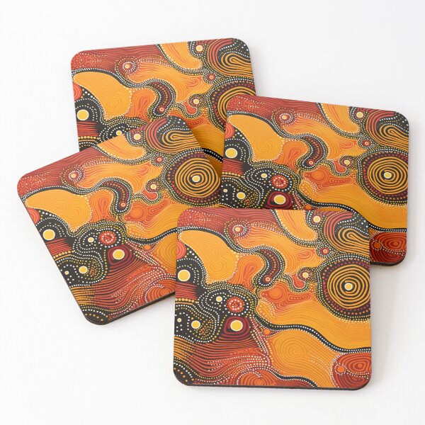 Item preview, Aboriginal Inspired Dot Art - Australian Sands designed and sold by GrinGalore.