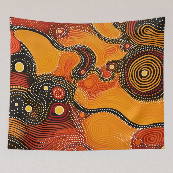 Item preview, Aboriginal Inspired Dot Art - Australian Sands designed and sold by GrinGalore.
