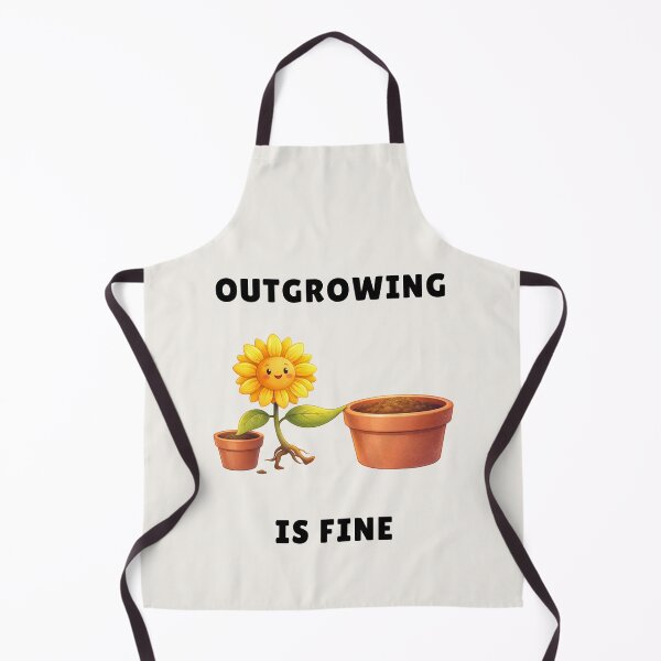 Item preview, Outgrowing Is Fine – Sunflower Growth Tee designed and sold by QuietlyBecoming.