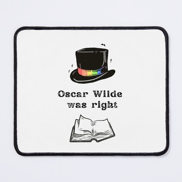 Item preview, Oscar Wilde Subtle Pride Statement Tee designed and sold by AtsokDraws.