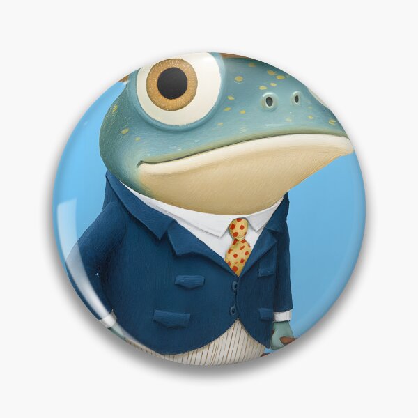 Item preview, Stylish Frog in a Suit with a Briefcase designed and sold by Artessie.