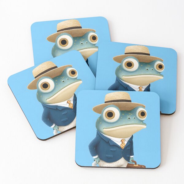 Item preview, Stylish Frog in a Suit with a Briefcase designed and sold by Artessie.