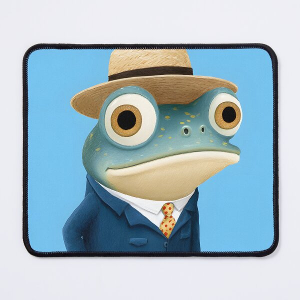 Item preview, Stylish Frog in a Suit with a Briefcase designed and sold by Artessie.