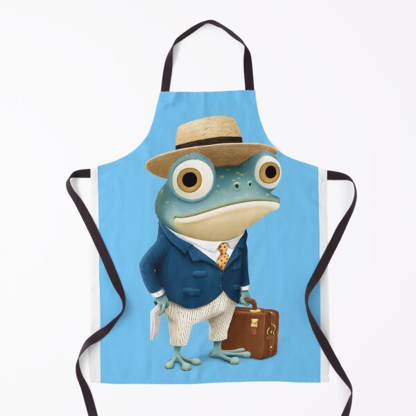 Item preview, Stylish Frog in a Suit with a Briefcase designed and sold by Artessie.