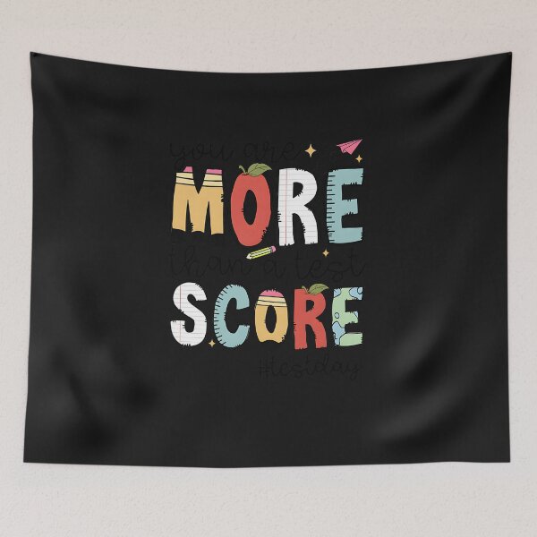 Item preview, Groovy You Are More Than A Test Score Teacher Testing designed and sold by FrankIsabel.