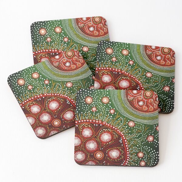 Item preview, Aboriginal Inspired Dot Art - Complex Chlorophyll designed and sold by GrinGalore.