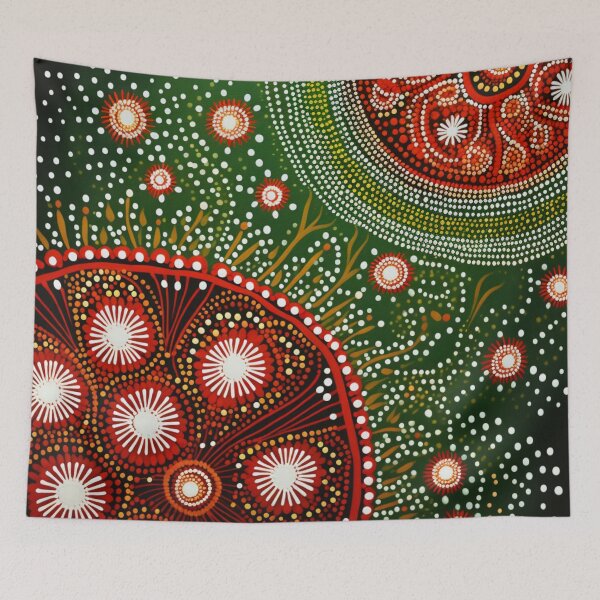 Item preview, Aboriginal Inspired Dot Art - Complex Chlorophyll designed and sold by GrinGalore.