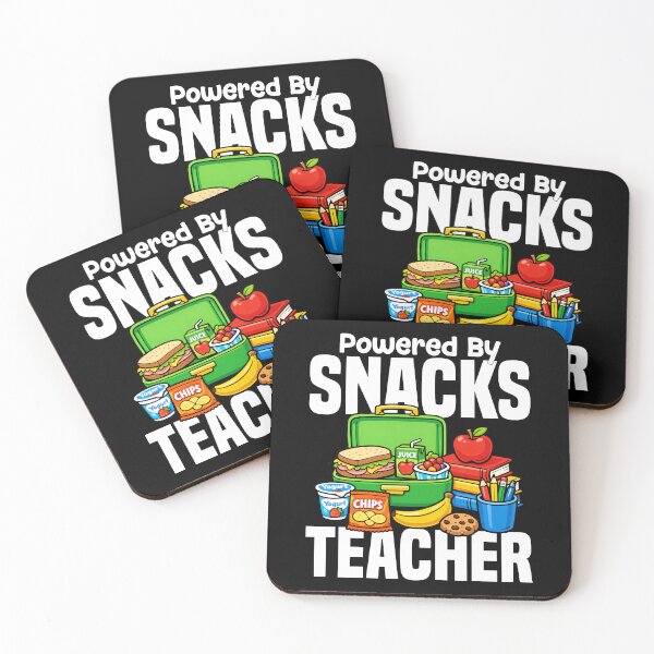 Item preview, TEACHER - POWERED BY SNACKS designed and sold by KEF Custom.