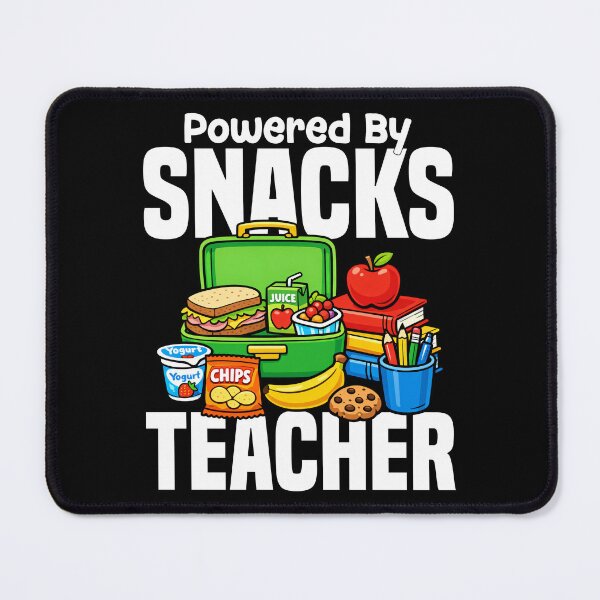 Item preview, TEACHER - POWERED BY SNACKS designed and sold by KEF Custom.