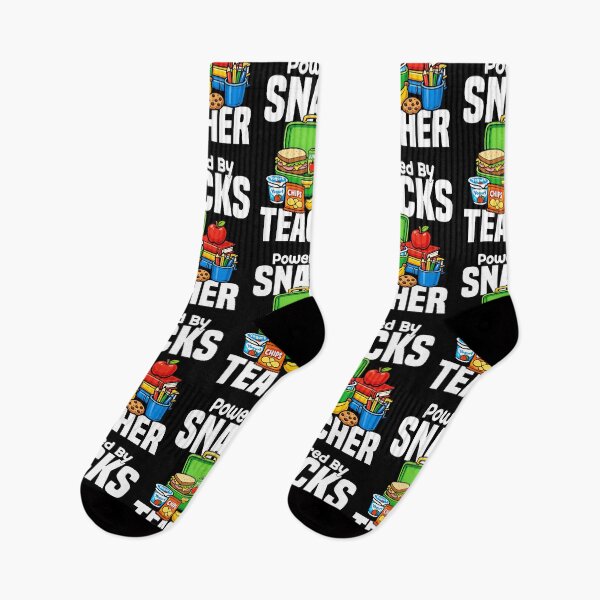Item preview, TEACHER - POWERED BY SNACKS designed and sold by KEF Custom.