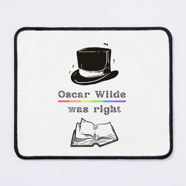 Item preview, Oscar Wilde Was Right Minimal Tee designed and sold by AtsokDraws.