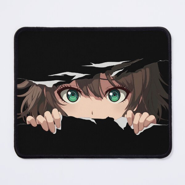 Item preview, Chihiro Fujisaki Danganronpa Eyes Peeker Torn Paper Green Stare designed and sold by PMartistStudio.