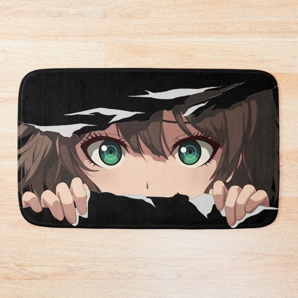 Item preview, Chihiro Fujisaki Danganronpa Eyes Peeker Torn Paper Green Stare designed and sold by PMartistStudio.