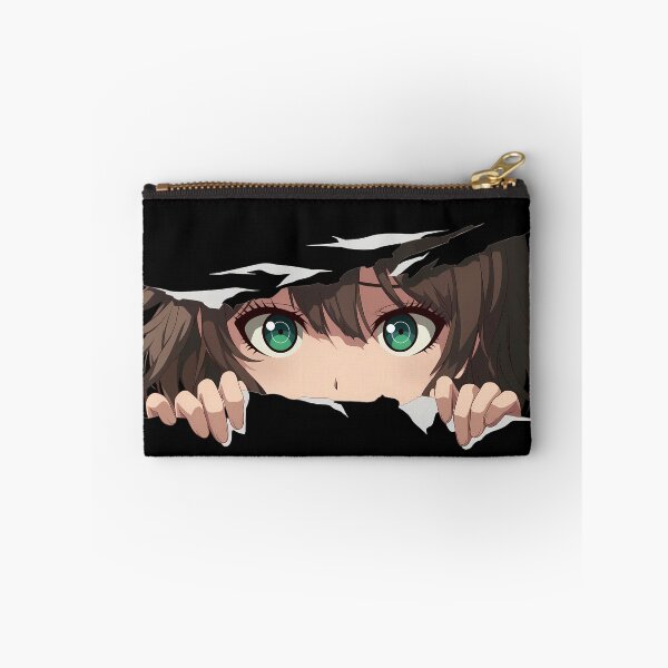 Item preview, Chihiro Fujisaki Danganronpa Eyes Peeker Torn Paper Green Stare designed and sold by PMartistStudio.
