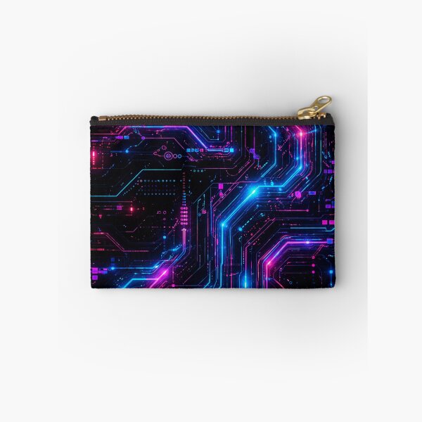 Item preview, Neon Cyber Circuit Tech Art designed and sold by JalwaWear.