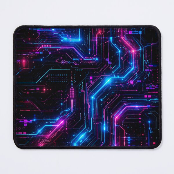 Item preview, Neon Cyber Circuit Tech Art designed and sold by JalwaWear.