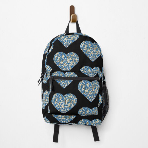 Item preview, Little Blue Flowers in heart designed and sold by uunaa.