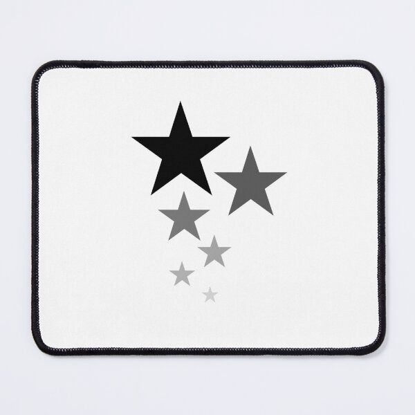 Item preview, Minimalist Star Gradient Design | Black to Grey Falling Stars Aesthetic designed and sold by Sarban-Art.