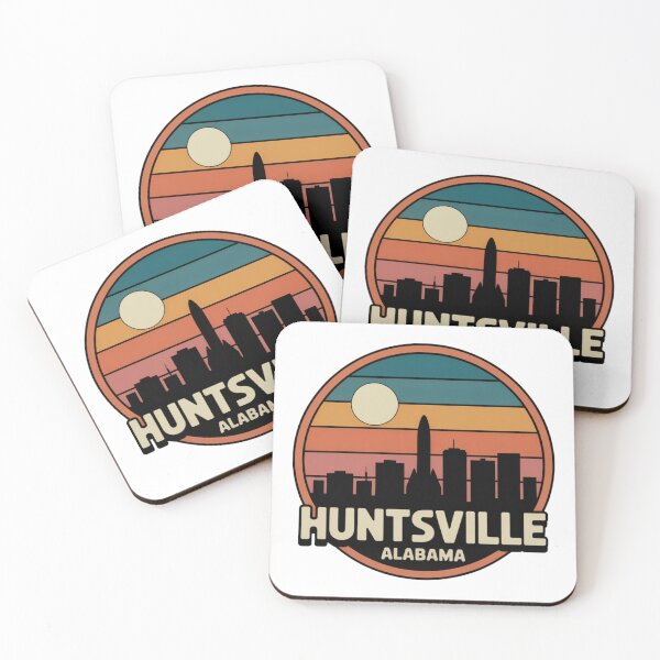 Item preview, Huntsville Alabama: Retro Rocket Skyline designed and sold by CircinusStore.