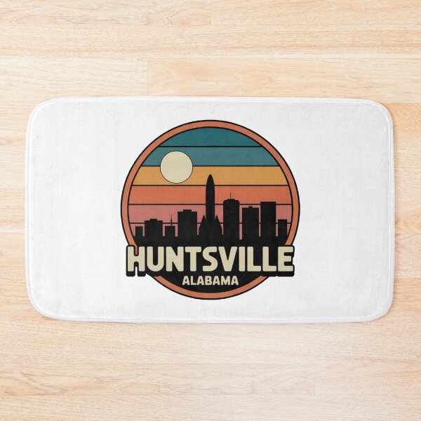 Item preview, Huntsville Alabama: Retro Rocket Skyline designed and sold by CircinusStore.