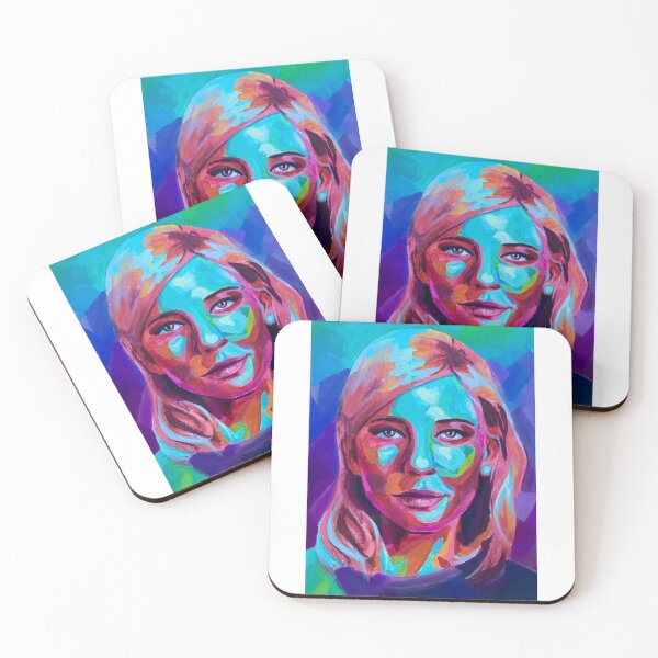 Item preview, Cate Blanchett Pop Art Portrait — Vibrant Original Acrylic designed and sold by Dakpop.