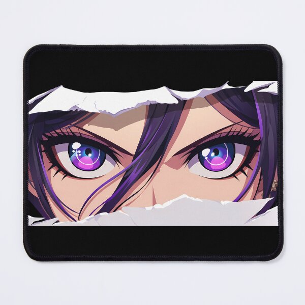 Item preview, Mukuro Ikusaba Danganronpa Purple Eyes Peeker Torn Paper Closeup designed and sold by PMartistStudio.