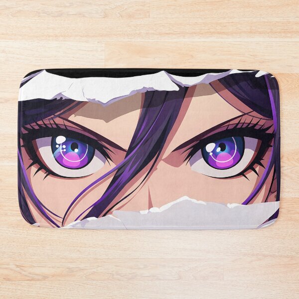 Item preview, Mukuro Ikusaba Danganronpa Purple Eyes Peeker Torn Paper Closeup designed and sold by PMartistStudio.