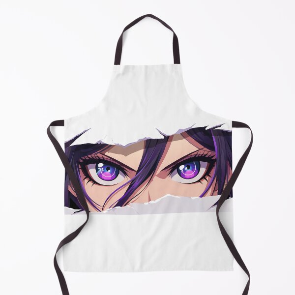 Item preview, Mukuro Ikusaba Danganronpa Purple Eyes Peeker Torn Paper Closeup designed and sold by PMartistStudio.