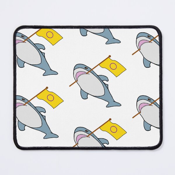 Item preview, Blahaj, Intersex Flag designed and sold by addilovemvp.