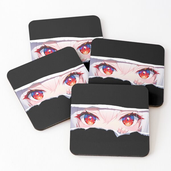Item preview, Formidable Azur Lane Red Eyes Peeker Torn Paper Closeup designed and sold by PMartistStudio.