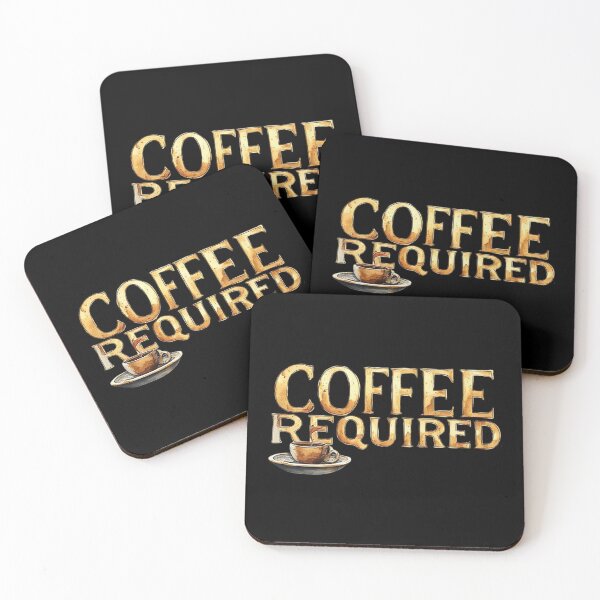 Item preview, Coffee Required designed and sold by Pirate-Coast.