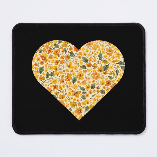 Item preview, Little Yellow Flowers in heart designed and sold by uunaa.