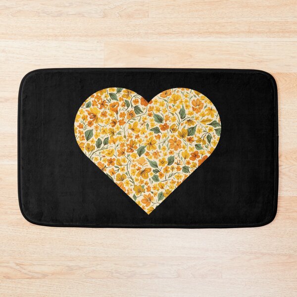 Item preview, Little Yellow Flowers in heart designed and sold by uunaa.