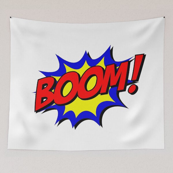 Item preview, BOOM Pop Art Comics Explosion Text Superhero Vintage Gift Graphic designed and sold by CLC54.