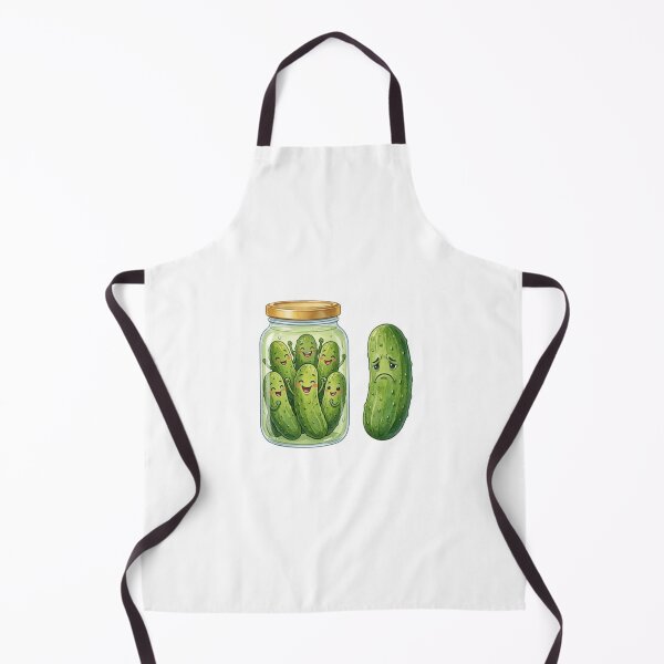 Item preview, Sad Cucumber and Happy Pickle Jar designed and sold by GreenSpiritShop.