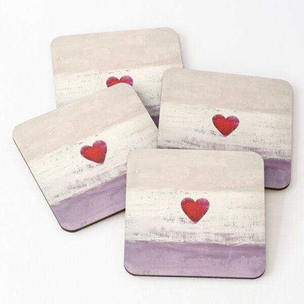 Item preview, Minimalist Heart Stripe Wall Art Neutral Abstract Love Print designed and sold by NarjaShop.