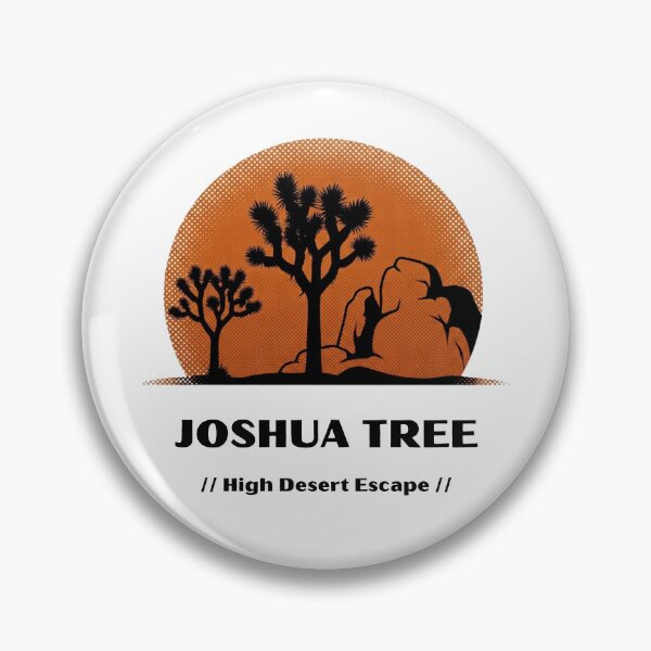 Item preview, Joshua tree silhouettes against orange desert sun designed and sold by AdCoL.