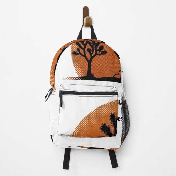 Item preview, Joshua tree silhouettes against orange desert sun designed and sold by AdCoL.