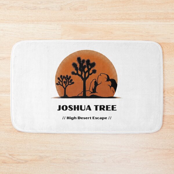 Item preview, Joshua tree silhouettes against orange desert sun designed and sold by AdCoL.