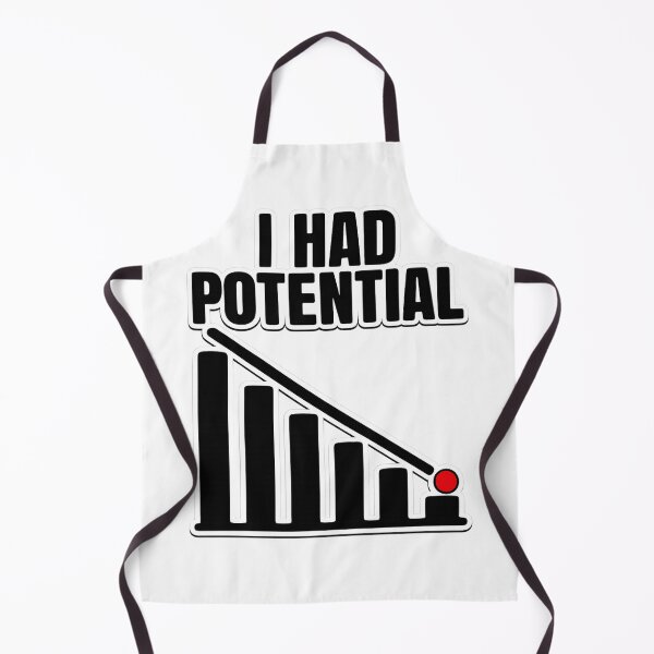 Item preview, I Had Potential Funny Decline Graph designed and sold by madebysiwa.