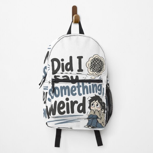 Item preview, Social Anxiety Shirt – Did I Say Something Weird Funny Tee, Introvert Humor Graphic Shirt, Awkward Quote T-Shirt designed and sold by lamiarte.