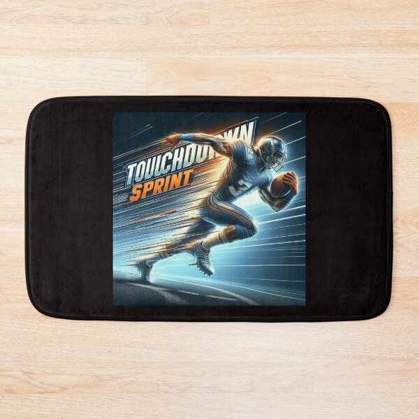 Item preview,  Touchdown Sprint – Powerful 3D Football Action Label  designed and sold by PaintMeWorld.