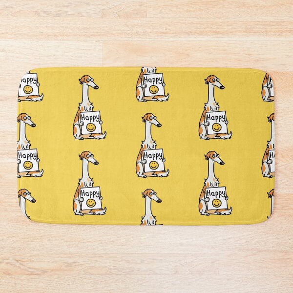 Item preview, Happy Borzoi Dog designed and sold by ellenhenry.