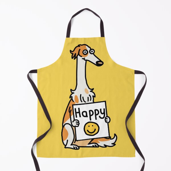 Item preview, Happy Borzoi Dog designed and sold by ellenhenry.