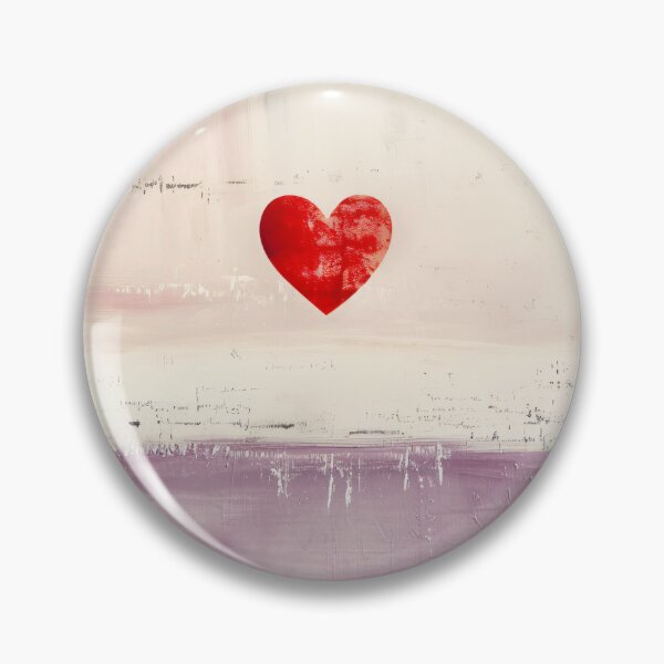 Item preview, Minimalist Heart Stripe Wall Art Neutral Abstract Love Print designed and sold by NarjaShop.