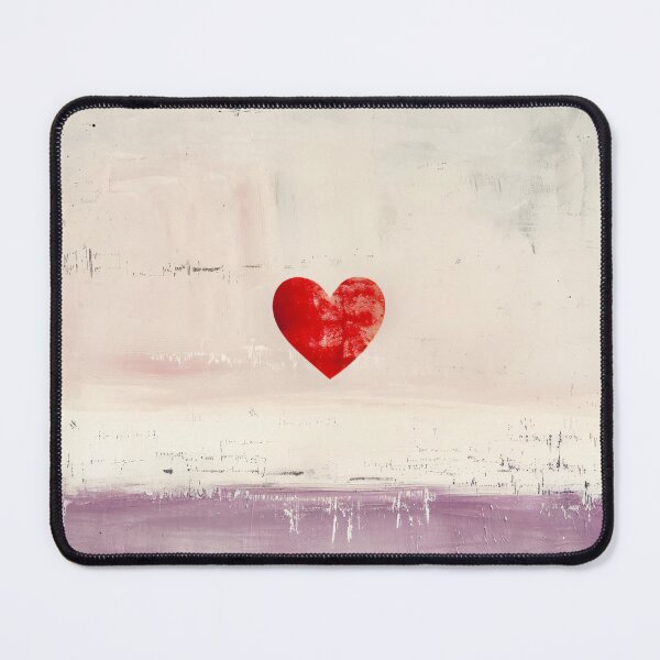 Item preview, Minimalist Heart Stripe Wall Art Neutral Abstract Love Print designed and sold by NarjaShop.