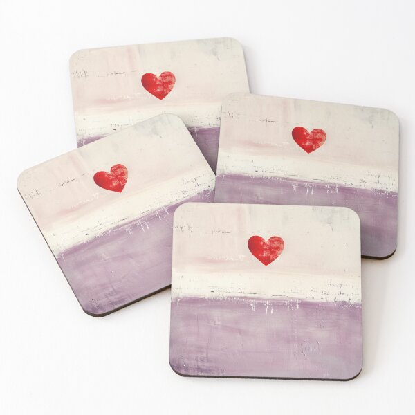 Item preview, Minimalist Heart Stripe Wall Art Neutral Abstract Love Print designed and sold by NarjaShop.