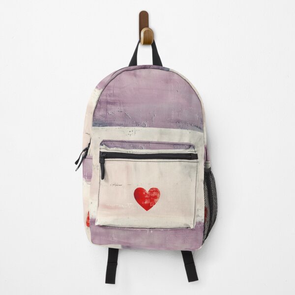Item preview, Minimalist Heart Stripe Wall Art Neutral Abstract Love Print designed and sold by NarjaShop.